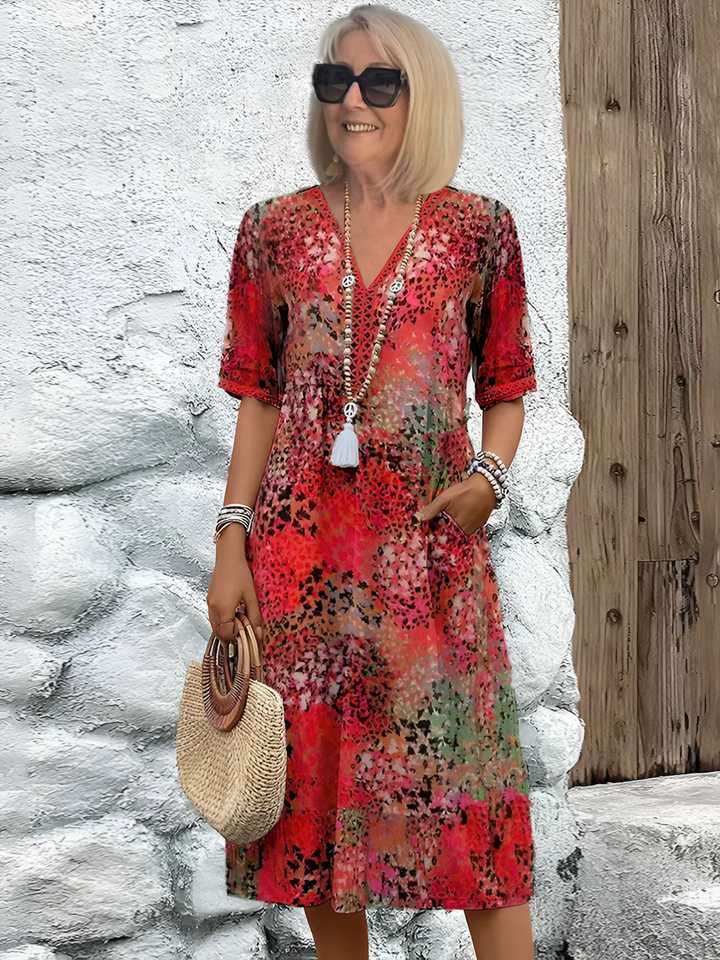 Léonie™ | Robe Midi Élégante