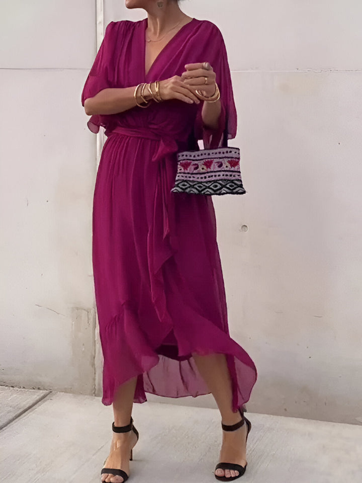 Juliette™ | Robe Fluide à Décolleté en V