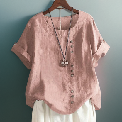 Isla - Chic T-Shirt avec boutons