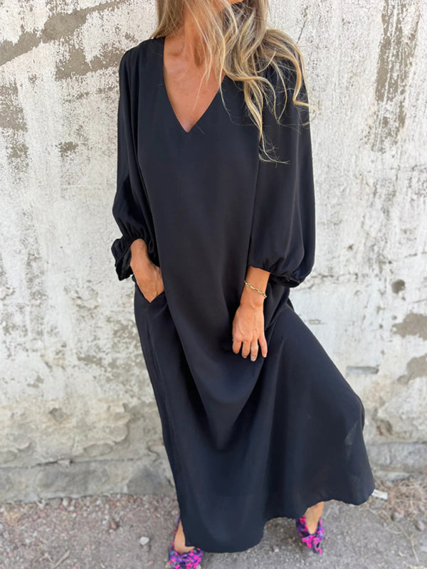 Amandine™ | Robe Élégante à Col V