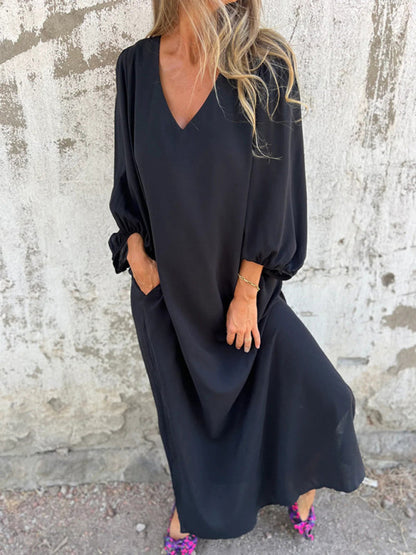 Amandine™ | Robe Élégante à Col V
