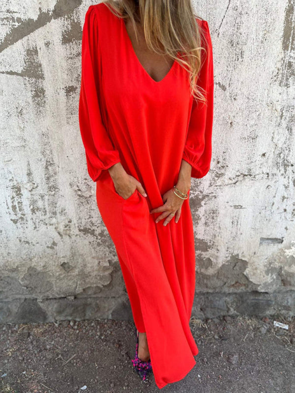 Amandine™ | Robe Élégante à Col V