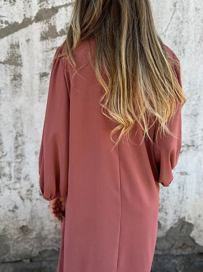 Amandine™ | Robe Élégante à Col V