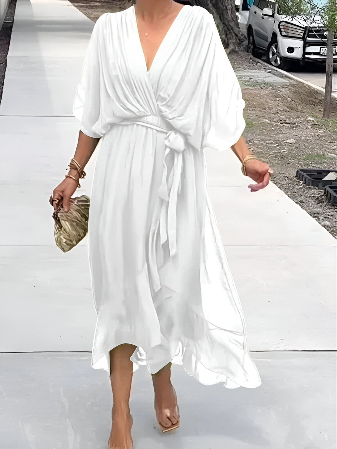 Juliette™ | Robe Fluide à Décolleté en V