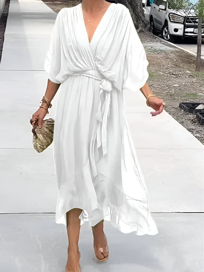 Juliette™ | Robe Fluide à Décolleté en V