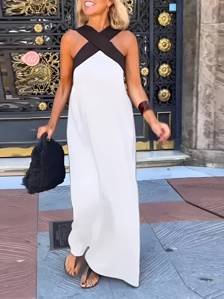 Sienna™ | Robe Maxi Élégante à Col Halter