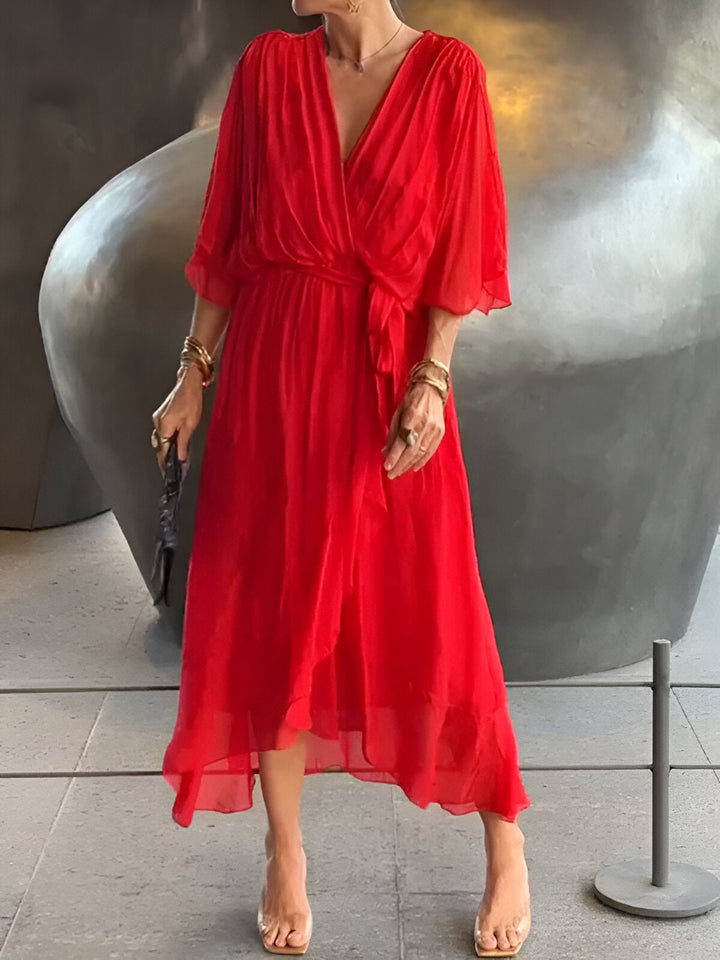 Juliette™ | Robe Fluide à Décolleté en V