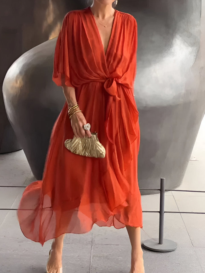 Juliette™ | Robe Fluide à Décolleté en V