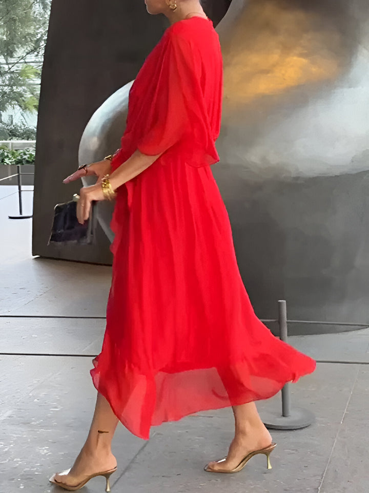 Juliette™ | Robe Fluide à Décolleté en V