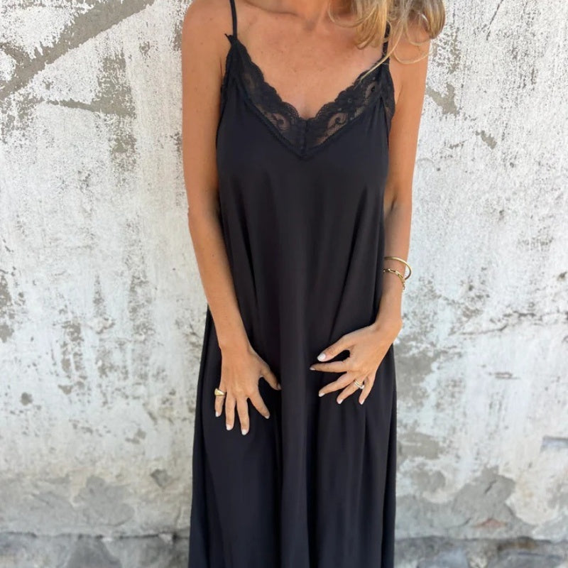 Coralie™ | Robe Maxi Élégante en Dentelle
