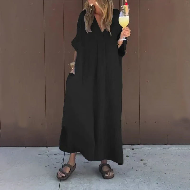 Juliette™ | Robe Légère à Col V Élégant