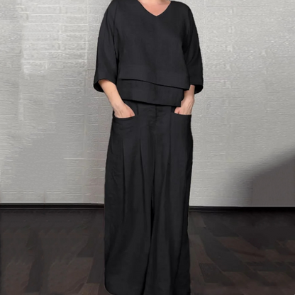 Noa | Ensemble Deux Pièces Minimaliste Ample