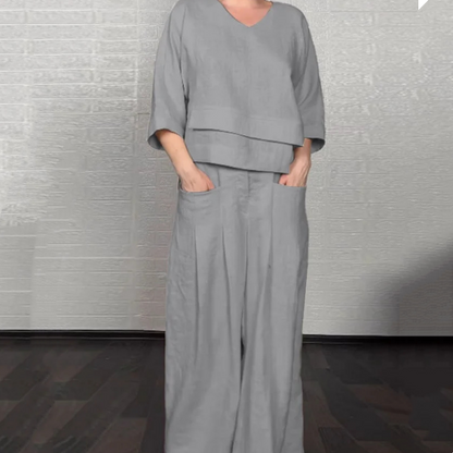 Noa | Ensemble Deux Pièces Minimaliste Ample