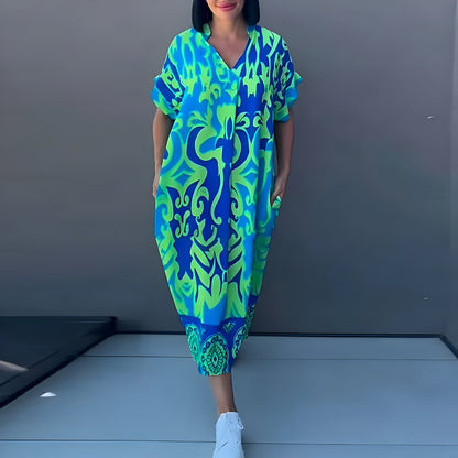 Camille™ | Robe maxi colorée